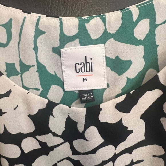 Cabi Two-Tone Printed Overlay Cami Shirt - Picture 3 of 7